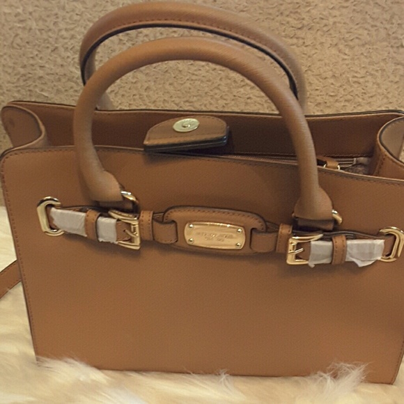 Michael kors Hamilton EW Satchel Leather brown - Picture 6 of 7